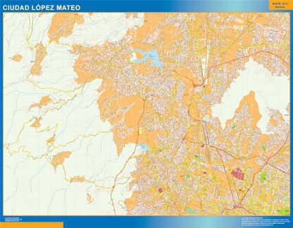 Mapa Ciudad Lopez Mateo en Mexico